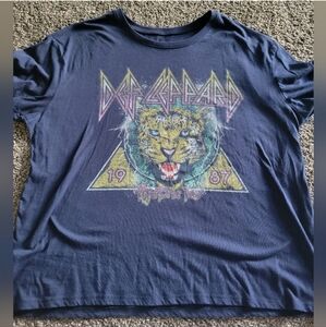 Def Leppard Hysteria Tour graphic tee size XXL